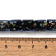 手作りの二色性箔ガラスビーズストランド(DICH-U001-09F)-5