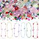 brins de perles de verre de styles mixtes(EGLA-FS0002-63A)-2