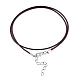 Waxed Cotton Cord Necklace Making(MAK-S034-005)-3