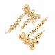 Brass Micro Pave Cubic Zirconia Peg Bails(CU-CBA8264-04G)-2