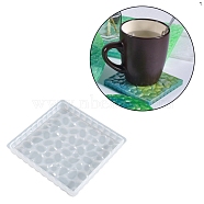 DIY Diamond Pattern Display Base Silicone Molds, Resin Casting Molds, for UV Resin & Epoxy Resin Craft Making, Square, Ghost White, 96.5x96.5x9mm(DIY-K058-10)