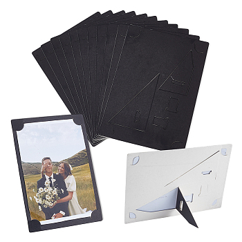 Paper Photo Frames, Rectangle, Black, 167x118x1mm