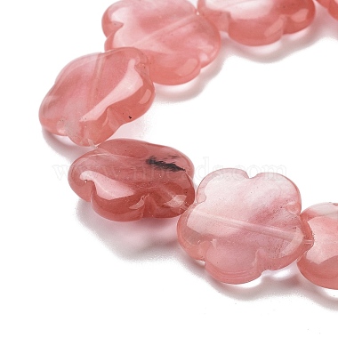 Cherry Quartz Glass Beads Strands(G-F769-B01-02)-4