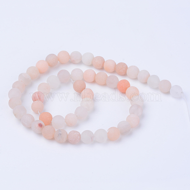 Natural Pink Aventurine Beads Strands(X-G-Q462-10mm-13)-2