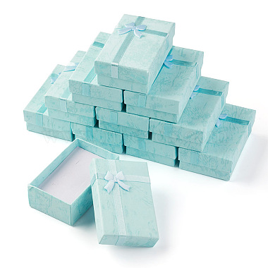 Light Blue Rectangle Paper Gift Boxes