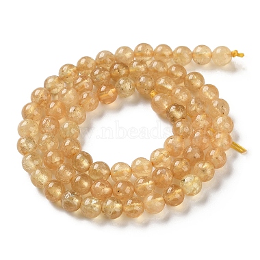 Natural Yellow Garnet Beads Strands(G-Z129-C01-6mm-03)-3