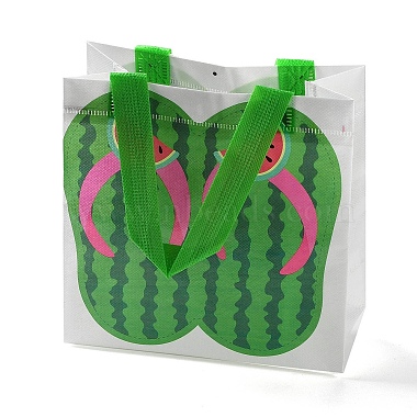 Lime Green Rectangle Cloth Bags