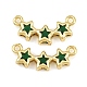 Brass & Glass Pendants(KK-CBA6A75-54G-01)-1