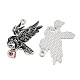 Alloy with Black Enamel Pendants(AL-CBA2919-02P-01)-2