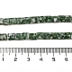 natürliche grüne Fleck Jaspis Perlen Stränge(G-F762-A21-01)-5