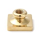 Golden Plated Wax Seal Brass Stamp Head(AJEW-C031-01D)-3