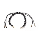 2Pcs 2 Style Polyester Cord Braided Bracelets(AJEW-JB01144-01)-2
