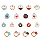 Cheriswelry 72Pcs 18 Style Alloy Enamel Charms & Pendants(ENAM-CW0001-11)-1