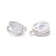 Alloy Clear Cubic Zirconia Charms(ZIRC-A022-04P)-2