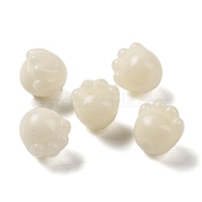 Natural Bodhi Root Beads, Buddha Beads, Paw Print, Paw Print, 12~14x10~12x13mm, Hole: 1.6mm(FIND-Z037-02A)