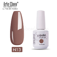 15ml Special Nail Gel, for Nail Art Stamping Print, Varnish Manicure Starter Kit, Sienna, Bottle: 34x80mm(MRMJ-P006-F013)