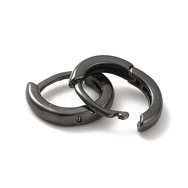 Rack Plating Brass Huggie Hoop Earrings(EJEW-K093-01E)-3