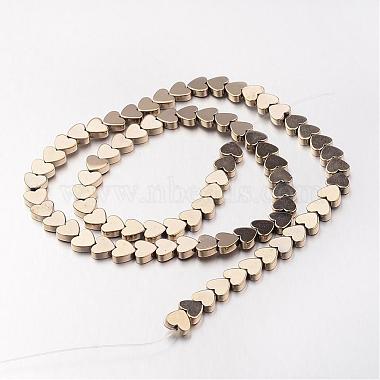Electroplate Non-magnetic Synthetic Hematite Bead Strands(G-F300-23C-06)-2