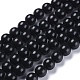 Chapelets de perles en pierre noire naturelle(X-G-I288-A02-8mm)-1