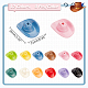 Elite 48Pcs 12 Colors Opaque Acrylic Beads(SACR-PH0002-23)-2