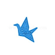 Paper Crane DIY Pendant Silicone Molds, for Keychain Making, Resin Casting Molds, For UV Resin, Epoxy Resin Jewelry Making, Dodger Blue, 80x79mm(SIMO-PW0001-344C)