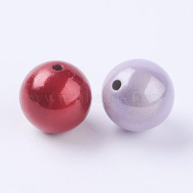 Spray Painted Acrylic Beads(PB9290)-2