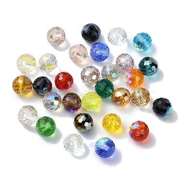 Mixed Color Round Glass Beads