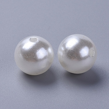 No Hole ABS Plastic Imitation Pearl Round Beads(MACR-F033-6mm-24)-3