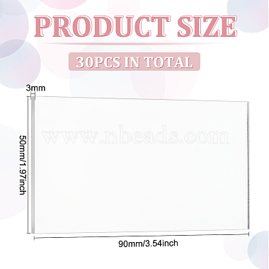30pcs Transparent Acrylic Sheet(AJEW-FG0003-30)-2