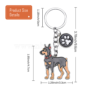 Llavero con forma de perro de wewaysmile(JX805A)-2