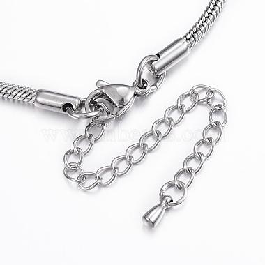 304 Stainless Steel Snake Chain Bracelets(BJEW-H491-01P)-3