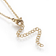 Brass Initial Pendant Necklaces(NJEW-I230-24G-T)-2