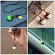 4Pcs Acorn Box Synthetic Luminous Stone Pendants(WOOD-CA0001-66)-9