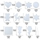 Flower Bear Star ABC Plastic Pegboards(DIY-YW0008-45)-2