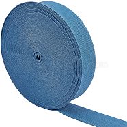 Ultra Wide Thick Flat Elastic Band, Webbing Garment Sewing Accessories, Teal, 30mm(EC-WH0016-A-S024)