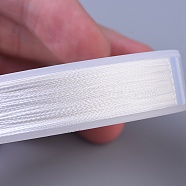 PE(Polyethylene) Braided Fishing Line, 4 Braid Thread, White, 0.2mm, about 150m/Roll(NWIR-WH0009-03C)