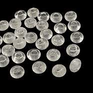 Natural Quartz Crystal European Large Hole Beads, Rondelle, 13~14x7~8mm, Hole: 5mm(X-G-Q442-22)