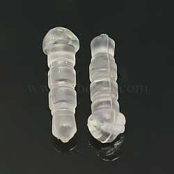 Plastic Mobile Dustproof Plugs, Clear, 16mm, Pin: 3.5mm, Hole: 1mm(X-FIND-H022-3)