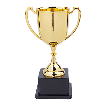Plastic Small Trophy Cup, for Children Sport Tournaments, Competitions Awards Ornaments, Gold, 7-1/2 inch(19cm)