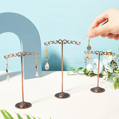 Solid Iron Plating Earring Display Stand Sets(EDIS-FG0001-29)-3