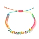 Bracelets de perles de nylon tressés réglables(BJEW-JB05594-04)-1