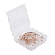 24Pcs 4 Size 316L Surgical Stainless Steel Hoop Earring Findings(X1-STAS-ZZ0001-03RG)-7