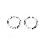 Tarnish Resistant 304 Stainless Steel Open Jump Rings, Round, Stainless Steel Color, 9x1.4mm, Inner Diameter: 6.2mm(STAS-D448-092P-9mm)