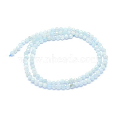 Natural Aquamarine Beads Strands(G-E411-19D-3mm)-2