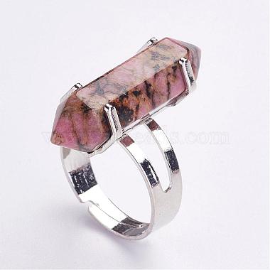 Natural Mixed Stone Finger Rings(RJEW-P120-A)-3