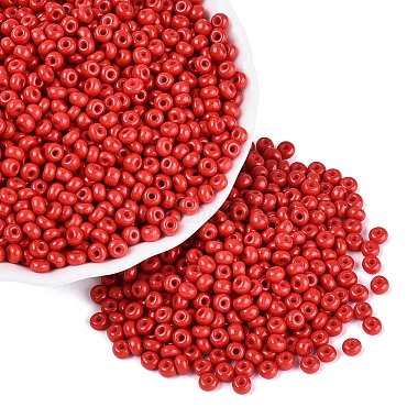 Opaque Glass Seed Beads(SEED-N012-09A-12)-1