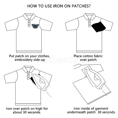 Computerized Embroidery Cloth Iron On/Sew On Patches(DIY-D030-F01-B)-3