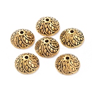 Tibetan Style Bead Caps, Cone, Lead Free and Cadmium Free, Antique Golden, 11x5mm, Hole: 1mm(GLF0535Y)