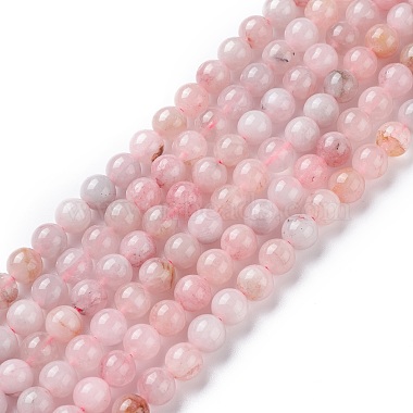 Natural Rose Quartz Beads Strands(G-F591-04C-8mm)-2