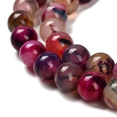 Dyed Natural Agate Beads Strands(G-G203-10J-12mm)-4